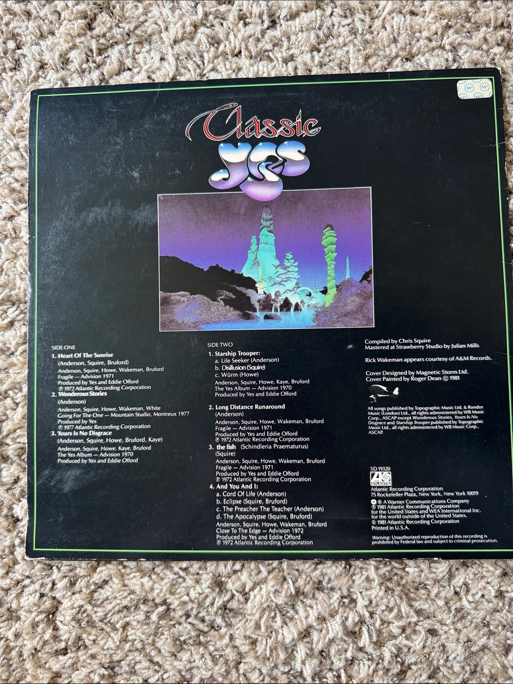 Classic Yes Record - Picture 2 of 2